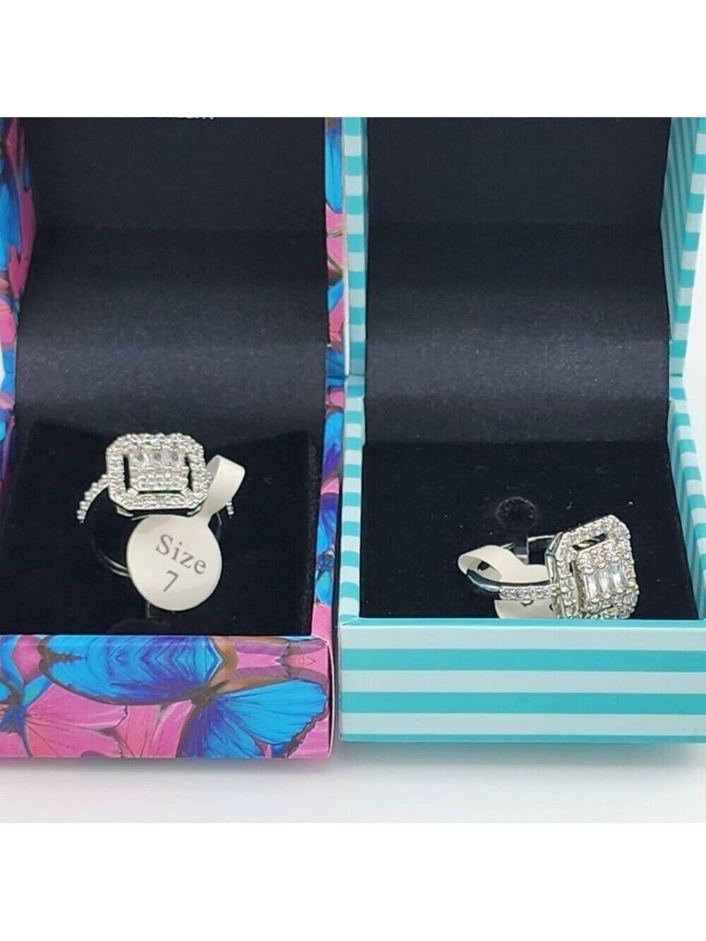 Brand New Gold Plated Gemstones & Cz Stones Ring - Picture 5 of 8